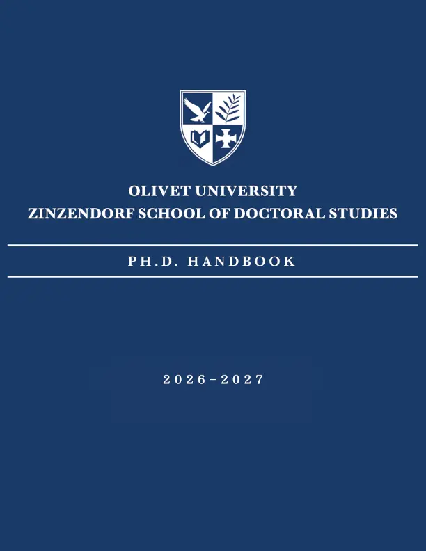 Zinzendorf School Ph.D. Handbook Cover
