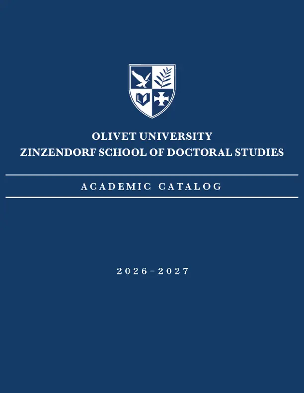 Zinzendorf School of Doctoral Studies Catalog Cover